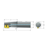 External and Internal Toolholders TMN - For Conical Threads (NPT, NPTF, BSPT) - Big-tools Industrial Supply Tools for Metal Cutting